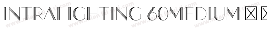 Intralighting 60Medium 中字体转换